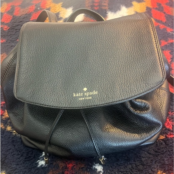 Kate Spade ♠️ Sinch Leather Flap Backpack - Picture 1 of 13